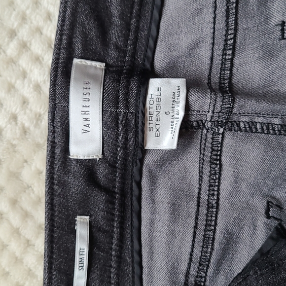 Van Heusen slim fit pants dark grey - Picture 2 of 4